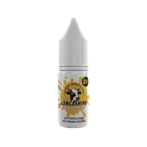 Lancashire Creamery Butterscotch Ice Cream Deluxe 10ml Nic Salt