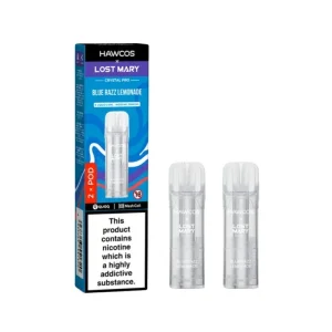 Hawcos X Lost Mary Crystal Pro Blue Razz Lemonade Refill Pods