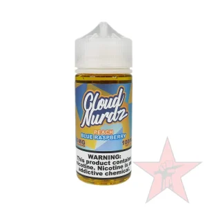 Cloud Nurdz – Peach Blue Raspberry – 100mL