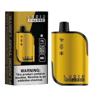 Aloe Pineapple Ice Disposable Vape (7000 Puffs) by Lucid Charge - Ejuice Store