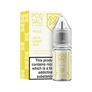 Pod Salt Nexus White Gummy Bear 10ml Nic Salt