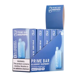 Blueberry Raspberry Prime Bar 8000