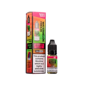 Vapes Bars Ghost Watermelon Freeze 10ml Nic Salt E-liquid