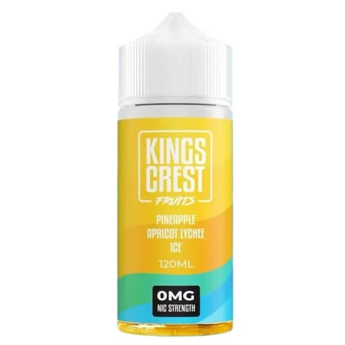King's Crest Fruits Pineapple Apricot Lychee Ice 120ml E-Juice - Image 2