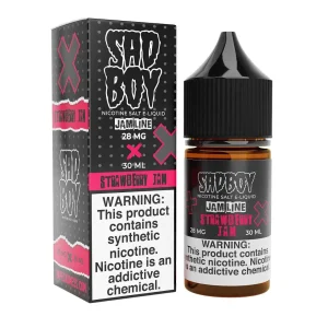 SadBoy JamLine Strawberry Jam Synthetic Nicotine 30ml Salt E-Juice