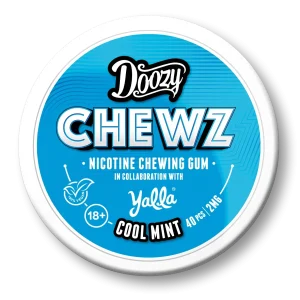 Doozy Chewz Cool Mint Nicotine Chewing Gum