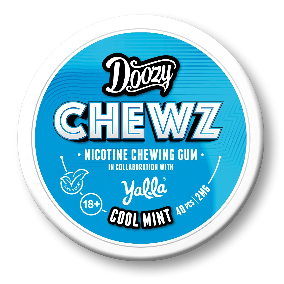 Doozy Chewz Cool Mint Nicotine Chewing Gum