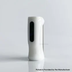 Rekavape Stratum V10 Style DNA 60W VW Box Mod - Bright White, Delin + SS, 1~60W, 1 x 18650, Evolv DNA60C Chipset