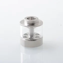 Replacement Tank Tube Kit with Blank Surface for Empire V Style RTA - Transparent, Stainless Steel + Glass