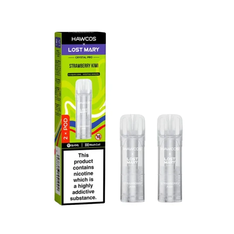 Hawcos X Lost Mary Crystal Pro Strawberry Kiwi Refill Pods