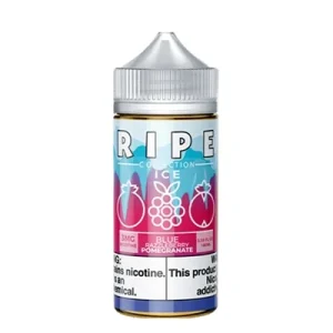 Ripe Collection Blue Razzleberry Pomegranate ICE by Vape 100