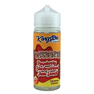 Kingston Raspberry Blackcurrant Jam Donut 100ml Shortfill