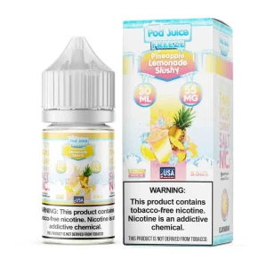 Pod Juice Salt Pineapple Lemonade Slushy Freeze Tobacco Free Nicotine E-Juice 30ml