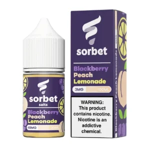 Blackberry Peach Lemonade by Sorbet Pop Salt 30ml - Ejuice Store