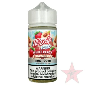 Hi-Drip – White Peach Strawberry Iced – 100mL