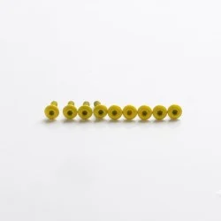 SXK Replacement Colorful Screw Set Kit for SXK BB 70W / DNA 60W Style Box Mod Kit - Yellow, Stainless Steel (9 PCS)