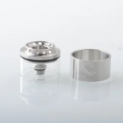 Authentic GD MODS MD-01 MTL / DL RTA Replcement Short Tank Tube - Silver, 2.5ml