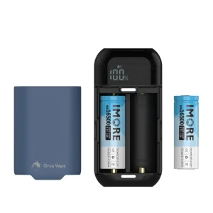 Dual Slot Battery Charger By Orca Vape