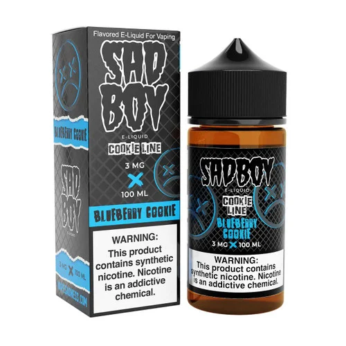 SadBoy CookieLine Blueberry Cookie Synthetic Nicotine 100ml E-Juice - Image 2