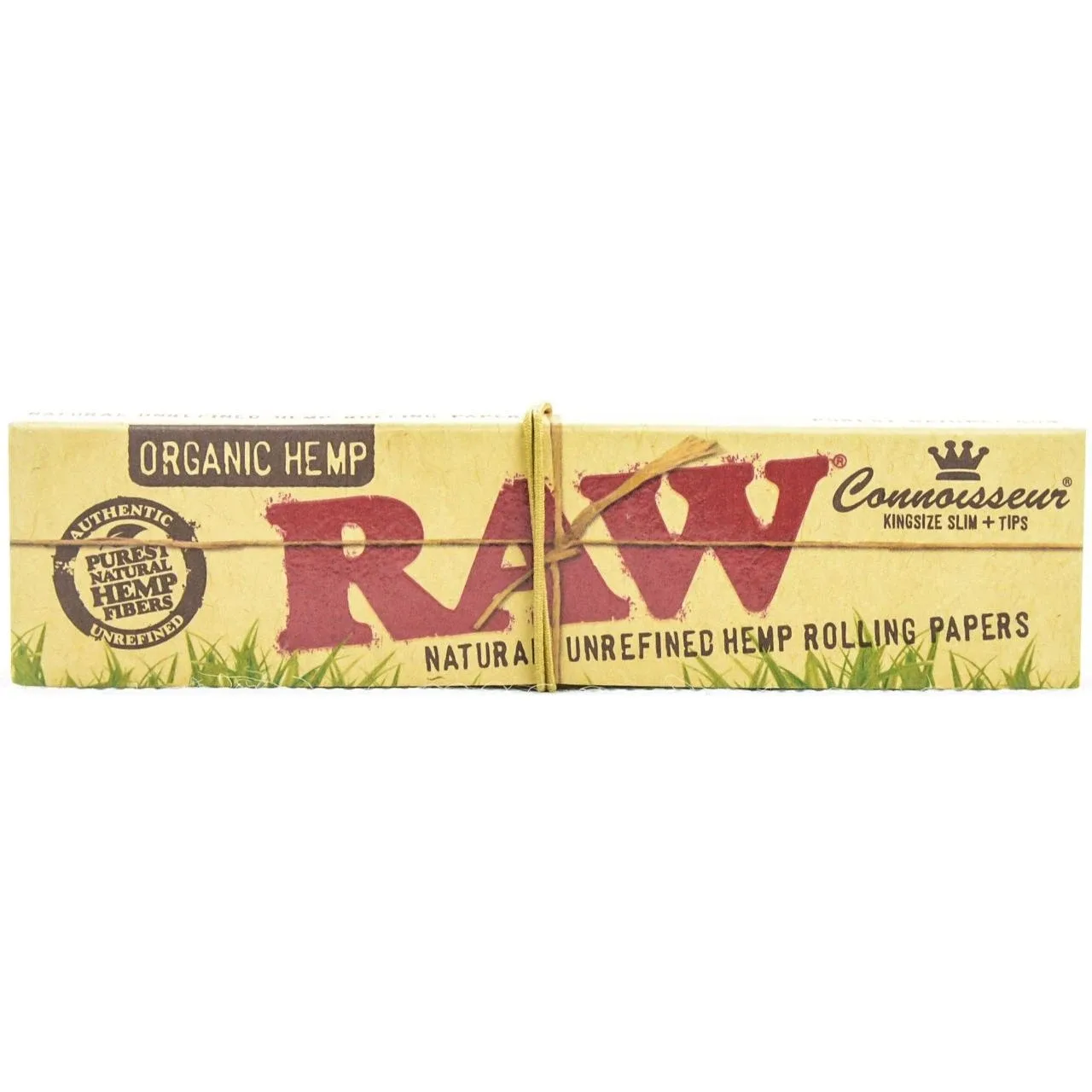 RAW Rolling Papers with Connoisseur Tips (Pack of 1)- King Size Slim