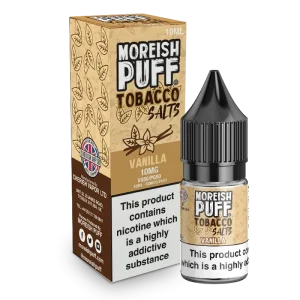 Moreish Puff Tobacco Vanilla 10ml Nic Salt