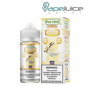 Golden Custard Pod Juice TFN 100ml