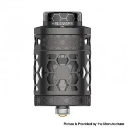 [Ships from Bonded Warehouse] Authentic Hellvape Dead Rabbit 4 RTA Pro Tank Atomizer - Gun Metal, 5.5ml, 26mm Diameter