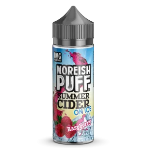 Moreish Puff Summer Cider On Ice Raspberry 100ml Shortfill