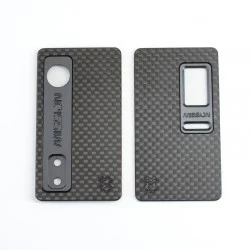 SXK MISSION XV DotMission Style Panels System DMPS Set - Black, Carbon Fiber Panels + Black Aluminum Inners + Titanium Buttons