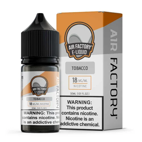 Air Factory Salt Tobacco 30ml E-Juice - Image 2