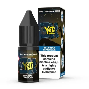 Yeti 3k Bar Salt Blue Raz Lemonade 10ml Nic Salt