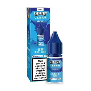 Doozy Vape Seriously Clear Sour Blue Dust 10ml Nic Salt
