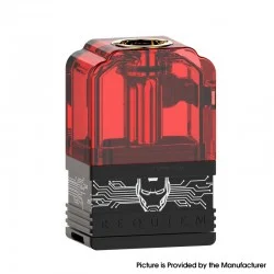 Authentic Thunder Cloud X El Mono Vapeador Requiem Boro RBA Tank - Red Black, 6ml, Air Pin 1.0, 2.0, 3.0,4.0mm