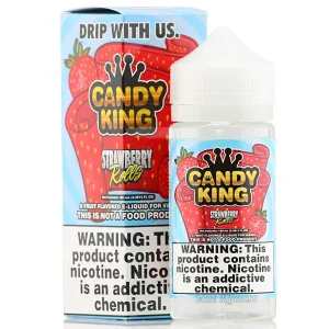 Candy King Strawberry Rolls 100ml Shortfill