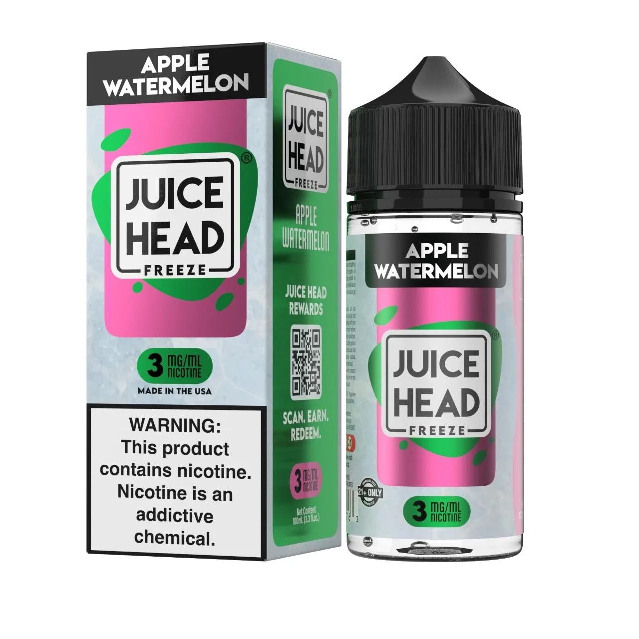Juice Head Freeze Apple Watermelon 100ml E-Juice