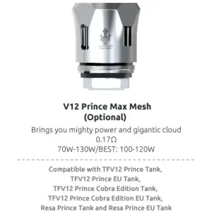 Smoktech TFV12 Prince Max Mesh Coil (0.17 ohm / 3pk)