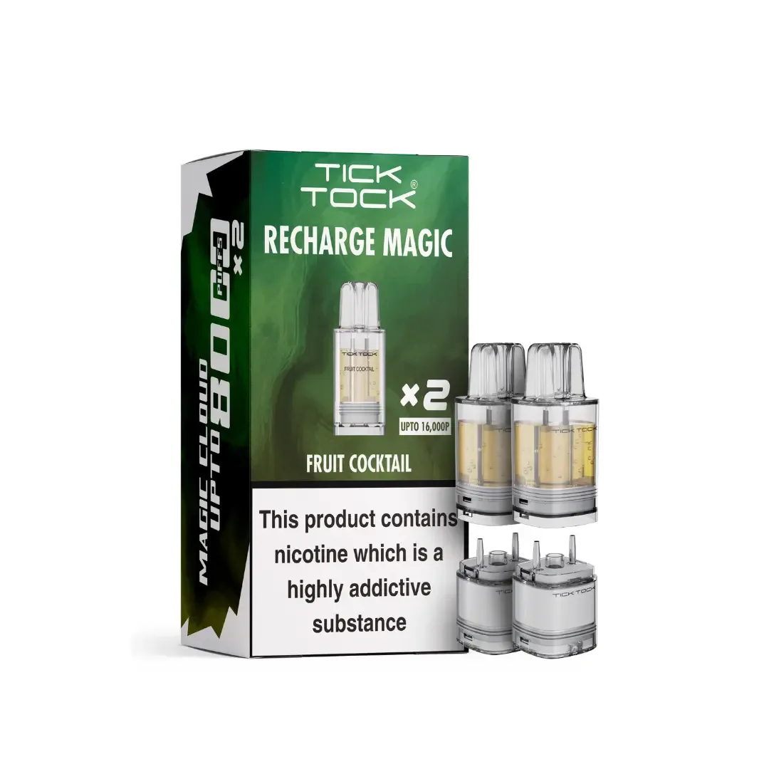 Tick Tock Magic 8000 Fruit Cocktail Refill Pods