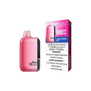 Juicy Peach Ice Sikary S6000 – Disposable Vape