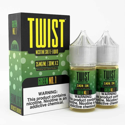 Twist E-Liquids Green No.1 60ml Salt E-Juice - Image 2