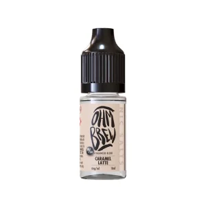Ohm Brew Balanced Blends Caramel Latte 10ml Nic Salt E-liquid
