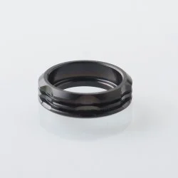 415 Style Slant Ring for 510 Drip Tip - Black, Stainless Steel