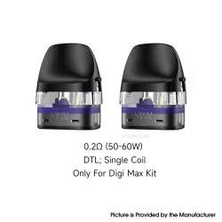 [Ships from Bonded Warehouse] Authentic GeekVape J Pod Cartridge for Digi Max Kit - 0.2ohm (2 PCS)