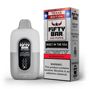 Fifty Bar Texas Edition Disposable | 20000 Puffs