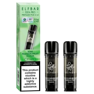 Kiwi Passion Fruit Guava Elfbar Elfa Pro Pods