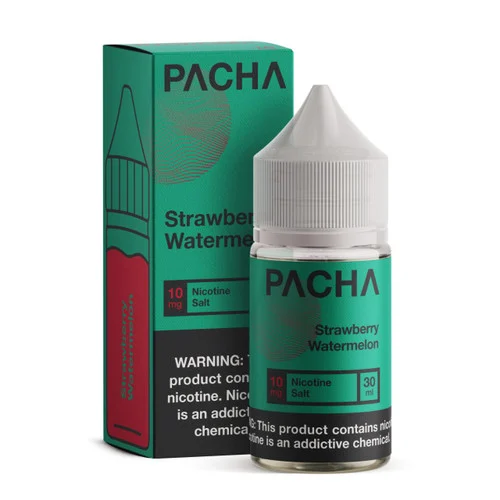 Pacha Salts Strawberry Watermelon Synthetic Nicotine E-Juice 30ml - Image 2