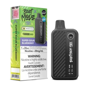 Super Sour Blueberry Flavour Beast Mode Max – Disposable Vape