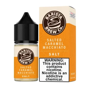 Barista Brew Salted Caramel Macchiato Salts 30ml E-Juice