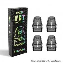 [Ships from Bonded Warehouse] Authentic RXELF VCT Pod Cartridge for XLIM Series Pod System - 2.5ml, 0.8ohm (4 PCS)