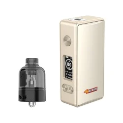Authentic MECHVAPE X Nitrous Pocket 80W Box Mod Starter Kit - PEEK, VW 5~80W, 1 x 18650