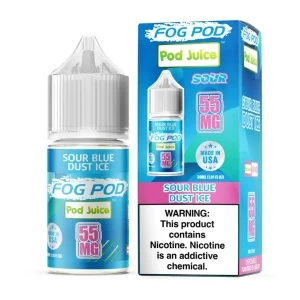 Fog Pod X Pod Juice Sour Blue Dust Ice Salt 30ml E-Juice